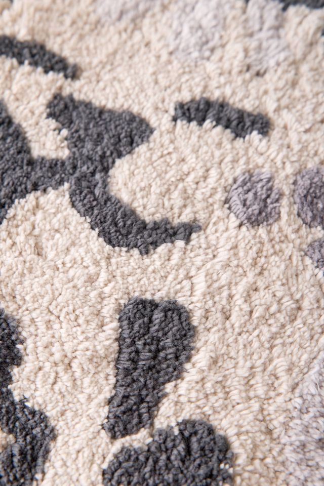Grey Delft Cat Bath Mat #2