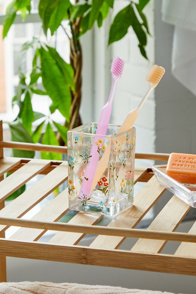 Floral Glass Tumbler | Urban Outfitters UK
