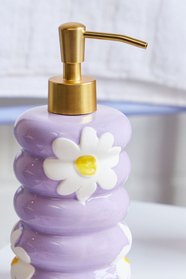 Lilac Daisy Soap Dispenser #2