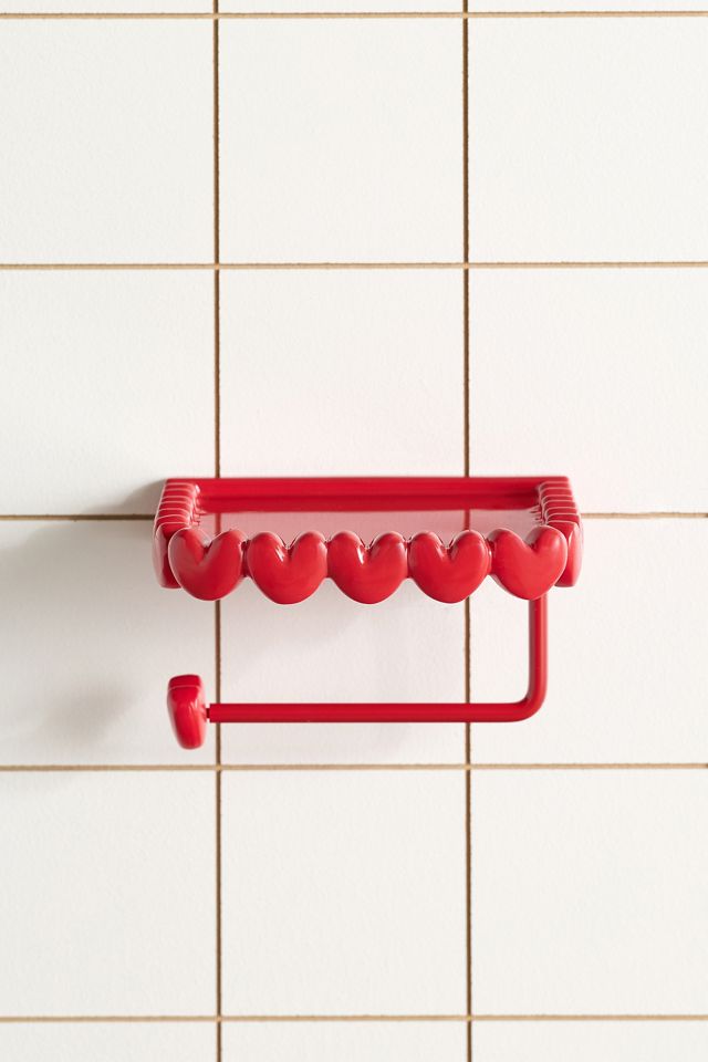 Red Eloise Toilet Roll Holder #1
