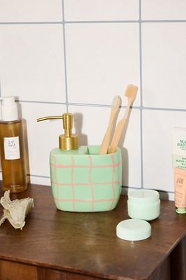 Sage Ari Soap & Storage Pot Set