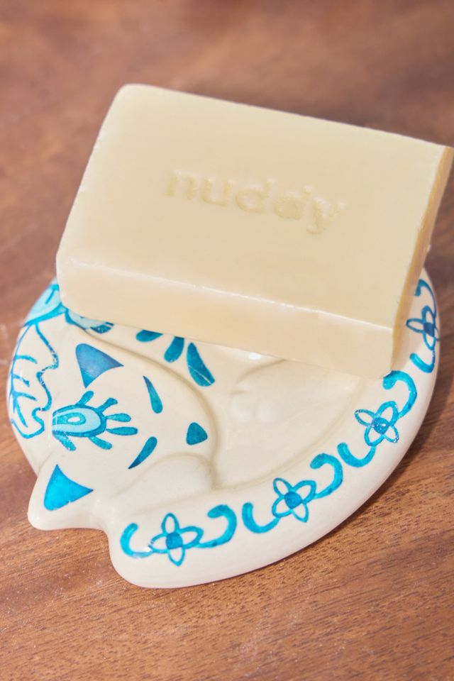 Delft Cat Soap Dish #2