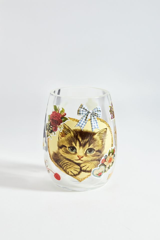 Vaso Portaoggetti con Adesivi Thara #1