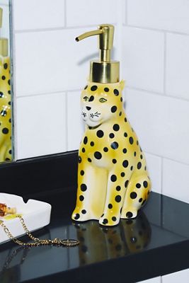 Mini Leopard Soap Dispenser