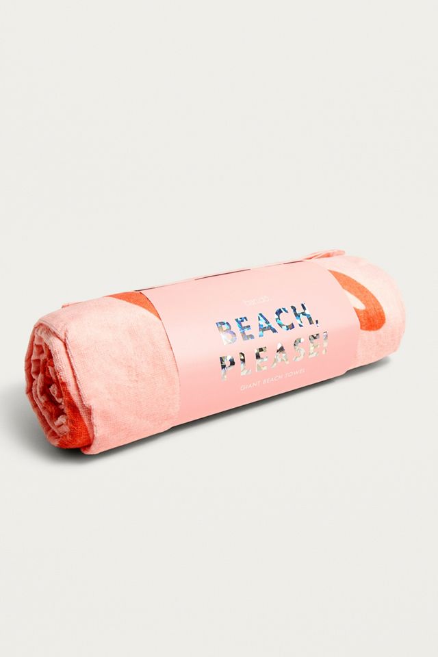 ban.do Wish You Were Here Oversized Towel | Urban Outfitters UK