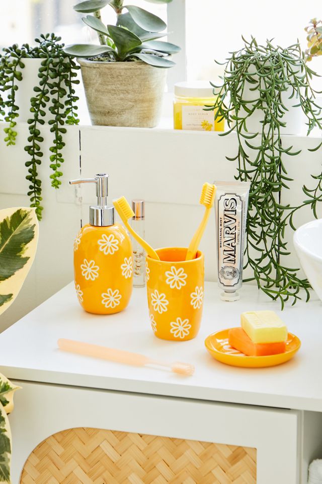 Distributeur de Savon Orange Marguerite #1