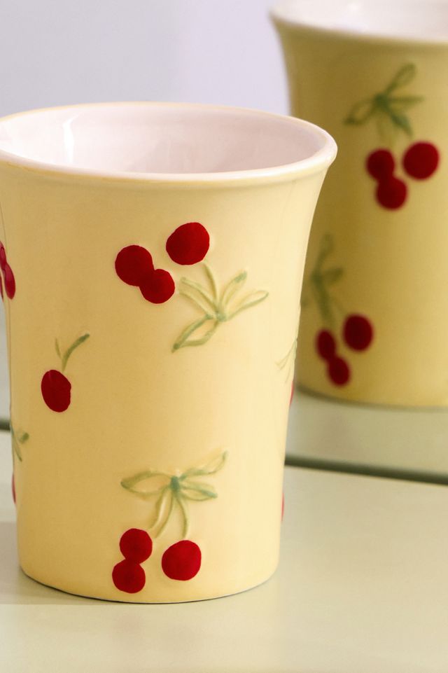Painted Cherry Tumbler #1
