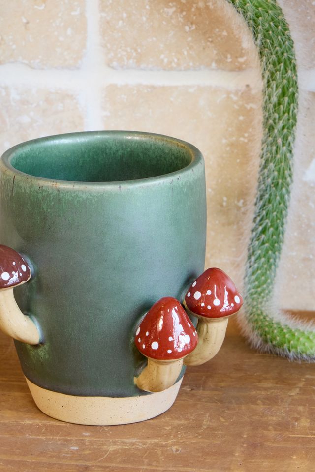 Sprouting Mushroom Storage Pot #3
