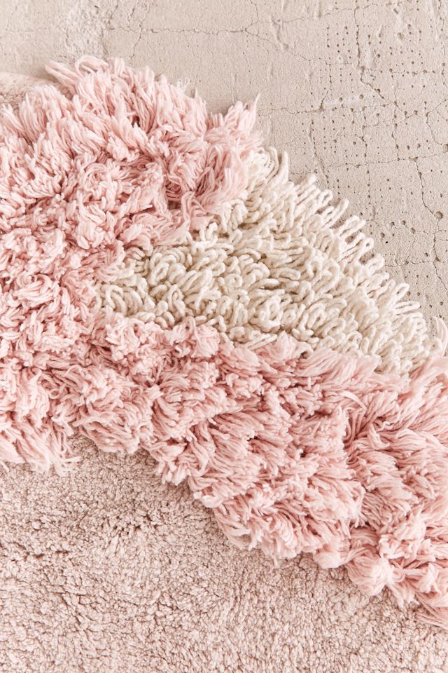 Lila Mixed Shag Bath Mat #2