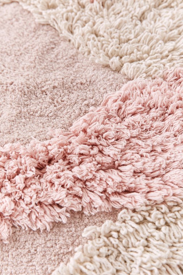 Lila Mixed Shag Bath Mat #3