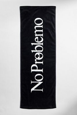 No Problemo Black Stage Towel