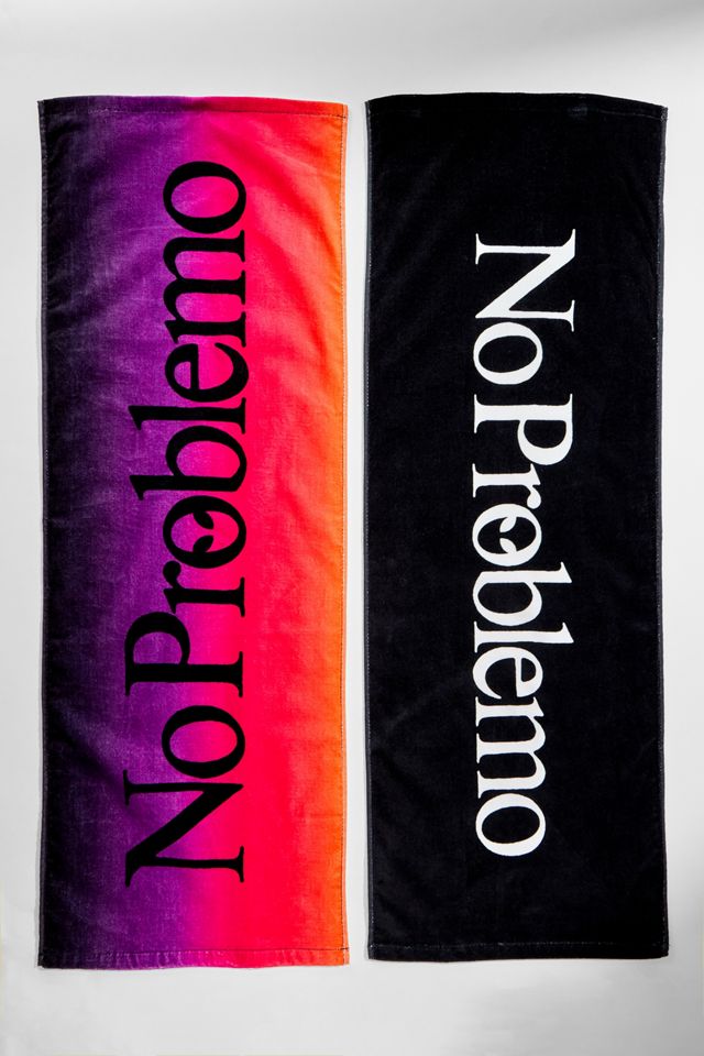 No Problemo Black Stage Towel #2