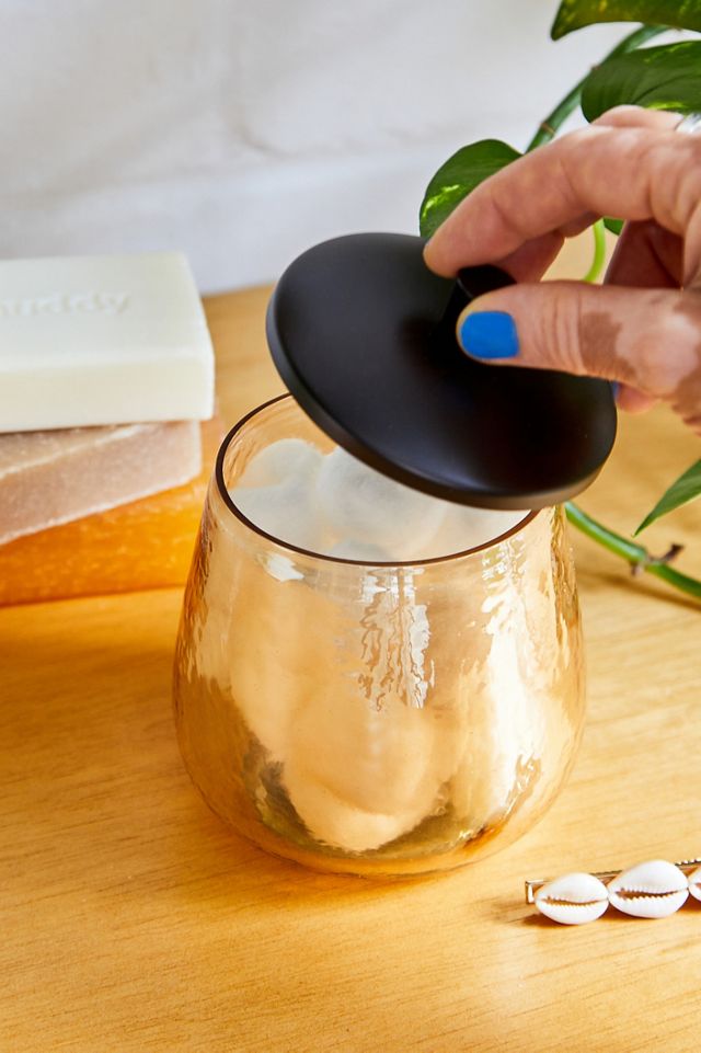 Grand pot en verre texturé | Urban Outfitters FR