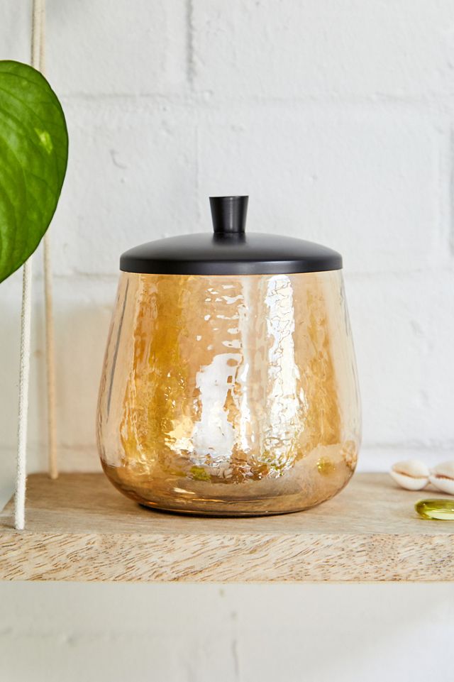 Grand pot en verre texturé | Urban Outfitters FR