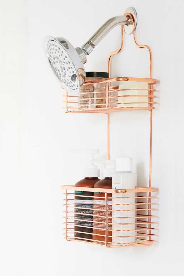 Minimal Copper Shower Caddy | Urban Outfitters UK