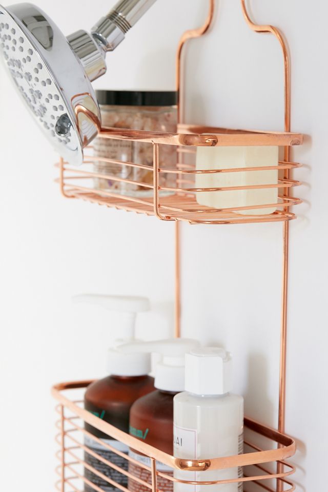 Minimal Copper Shower Caddy | Urban Outfitters UK