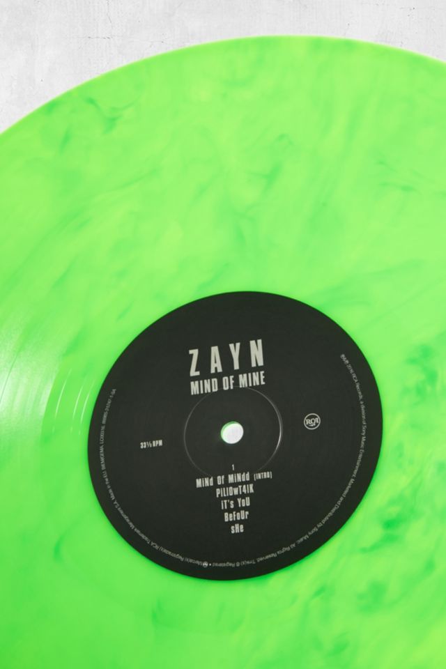 SEALED Neon Green ZAYN Mind of authentic Mine 2LP Vinyl Record EU Version One Direction 1D