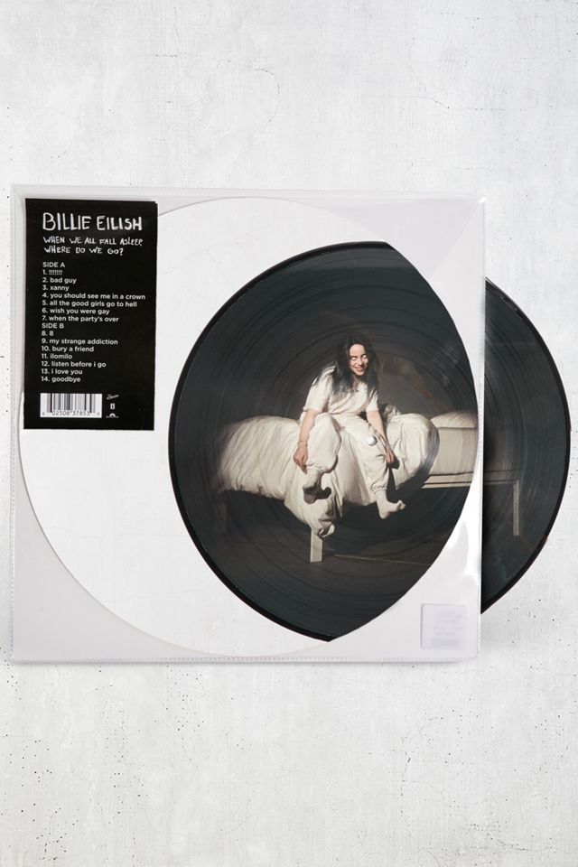 BILLIE EILISH when we fall asleep where do we go LP vinyle UO disque