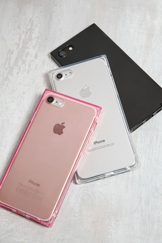 Recover - Coque carrée rose transparente pour iPhone 6/6s/7/8 #1