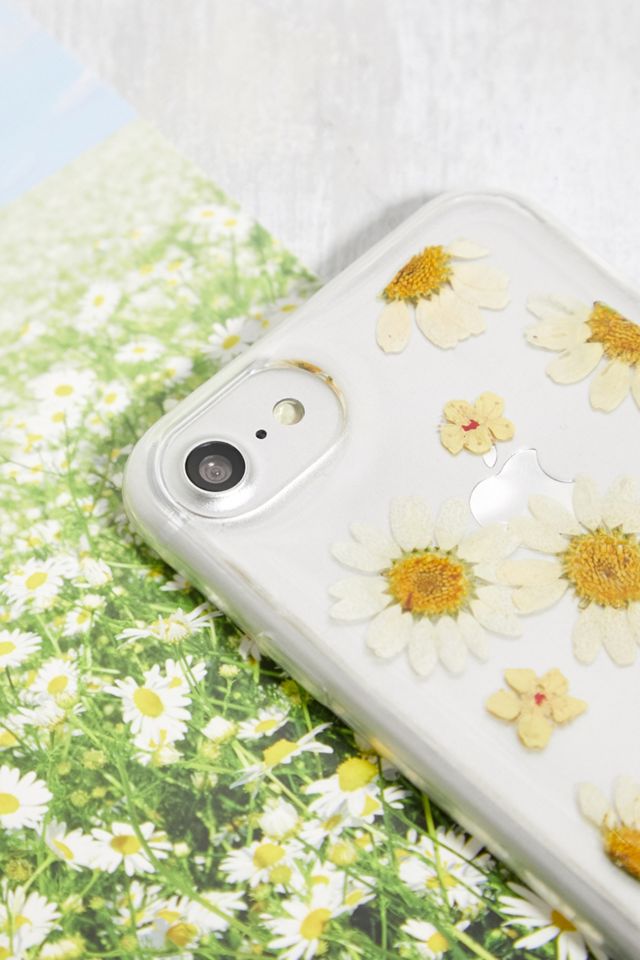 Étui pour iPhone 6/7/8 à fleurs pressées #1