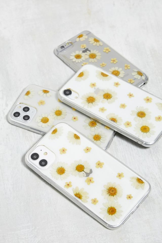 Daisy Pressed Flower iPhone XR Phone Case #1
