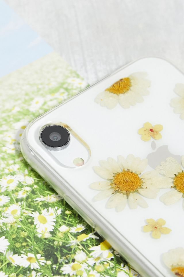 Daisy Pressed Flower iPhone XR Phone Case #2