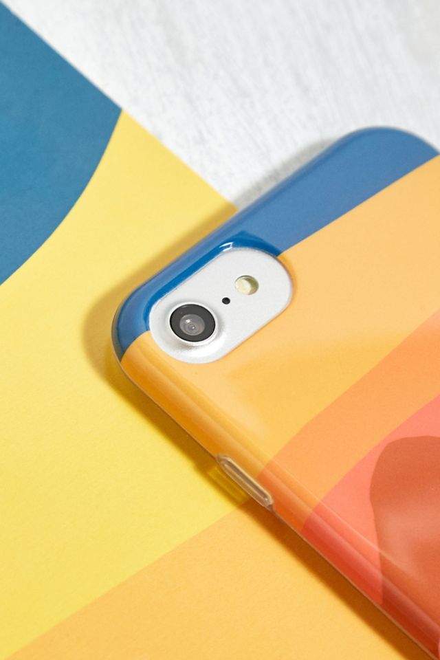 Coque de téléphone pour iPhone SE paysage coucher de soleil #1