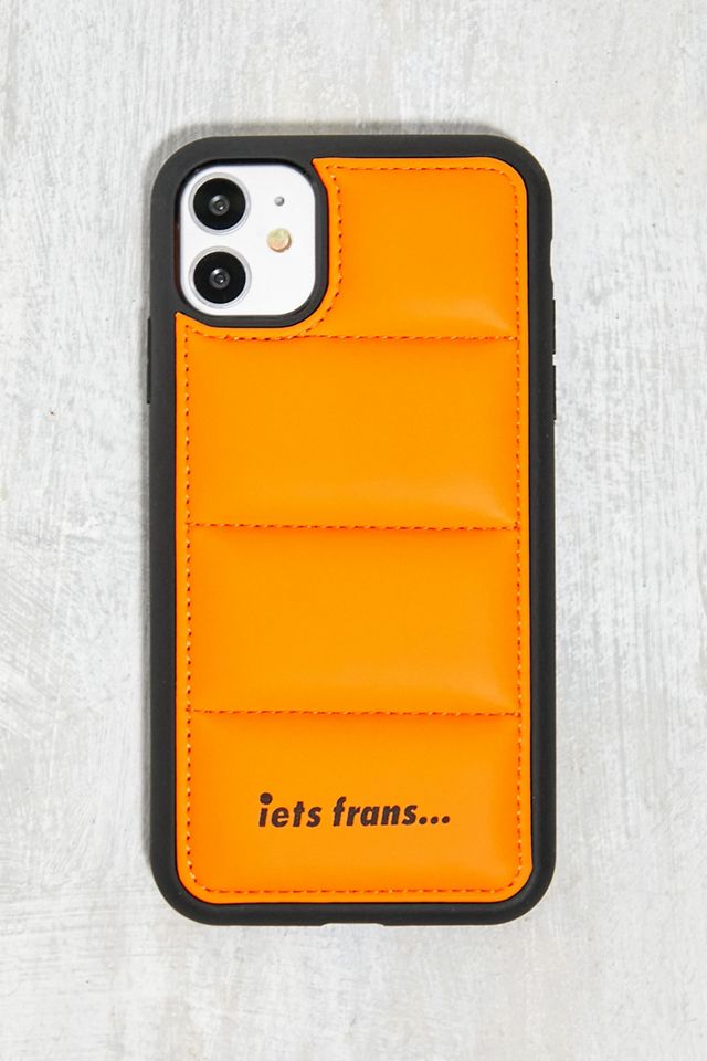 iets frans... iPhone 11 Orange Padded Phone Case Urban Outfitters UK