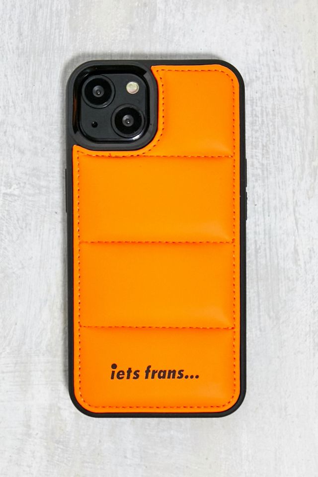 iets frans... iPhone 13 Orange Padded Phone Case Urban Outfitters UK