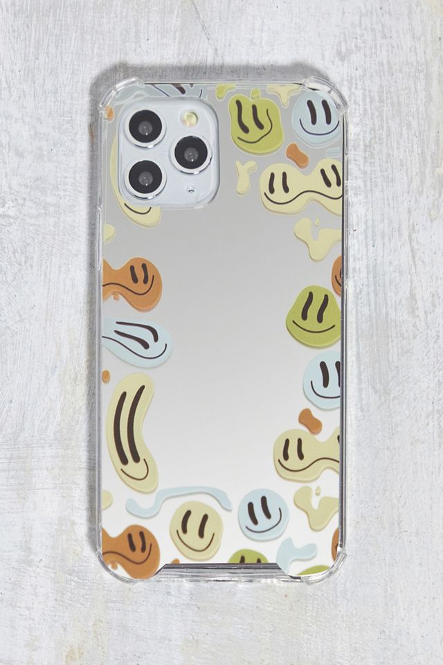 Wavy Face Mirror iPhone 12 & iPhone 12 Pro Phone Case Urban Outfitters UK