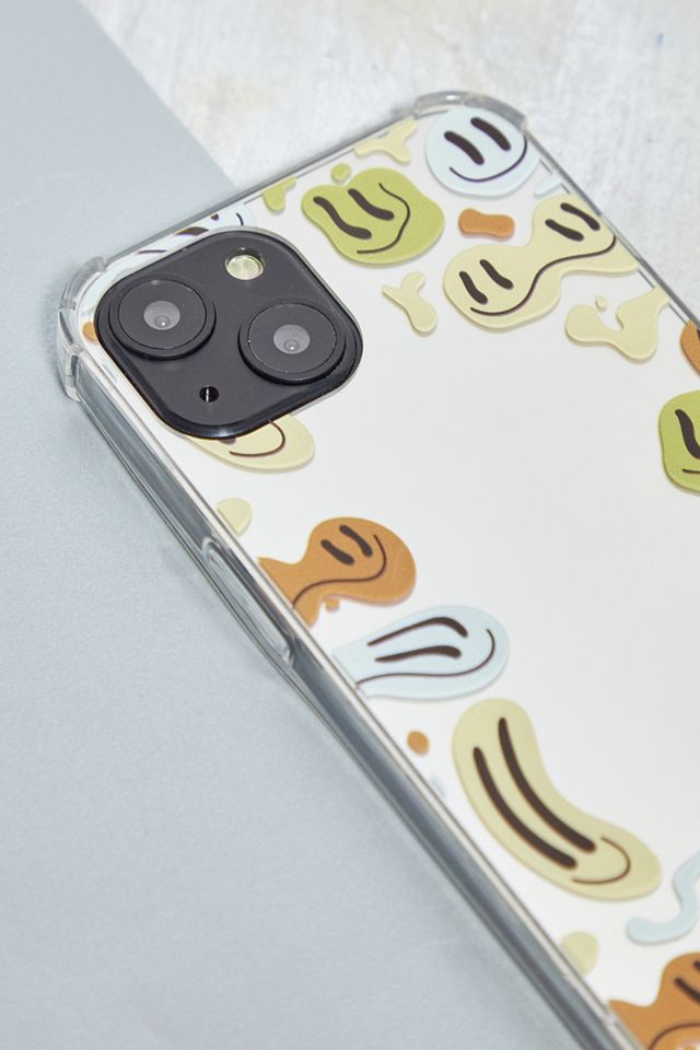 Custodia per iPhone 13 con Specchio a Faccia Ondulata #1