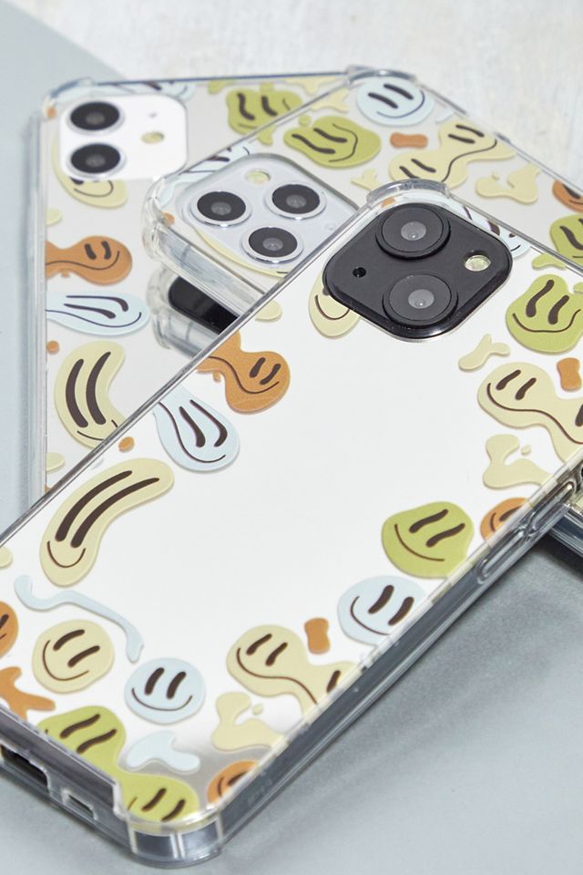 Custodia per iPhone 13 con Specchio a Faccia Ondulata #2