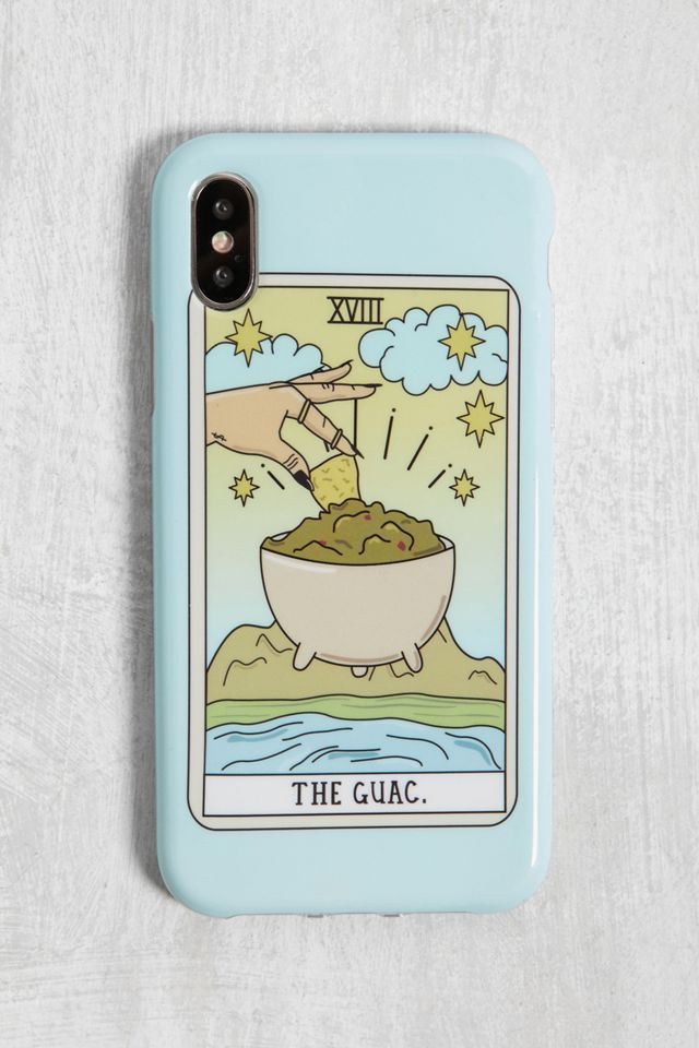 The Guac Tarot Card iPhone X/XS Case | Urban Outfitters UK