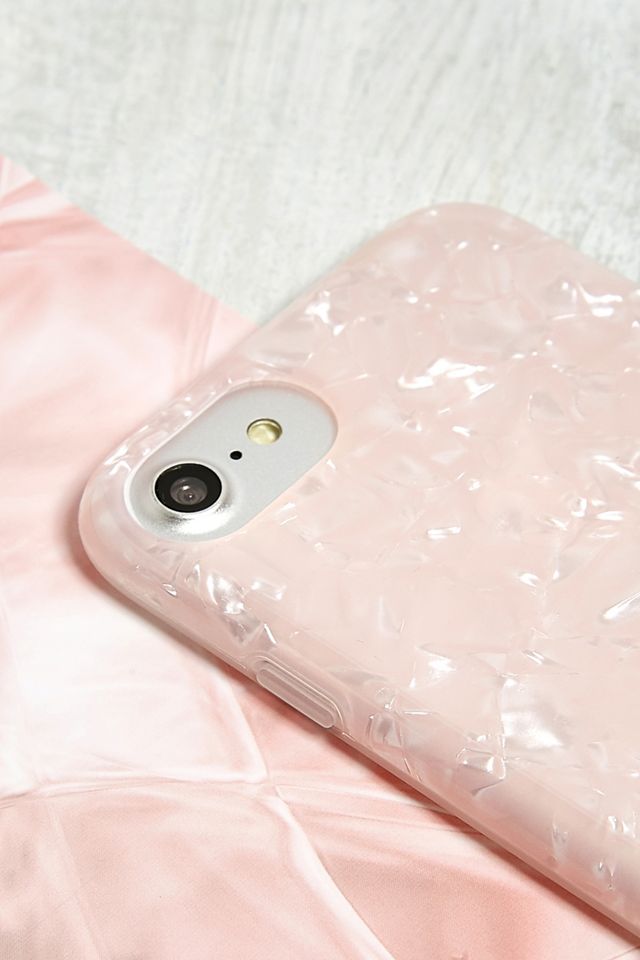 Coque pour iPhone 6/6s/7/8 rose à paillettes #1