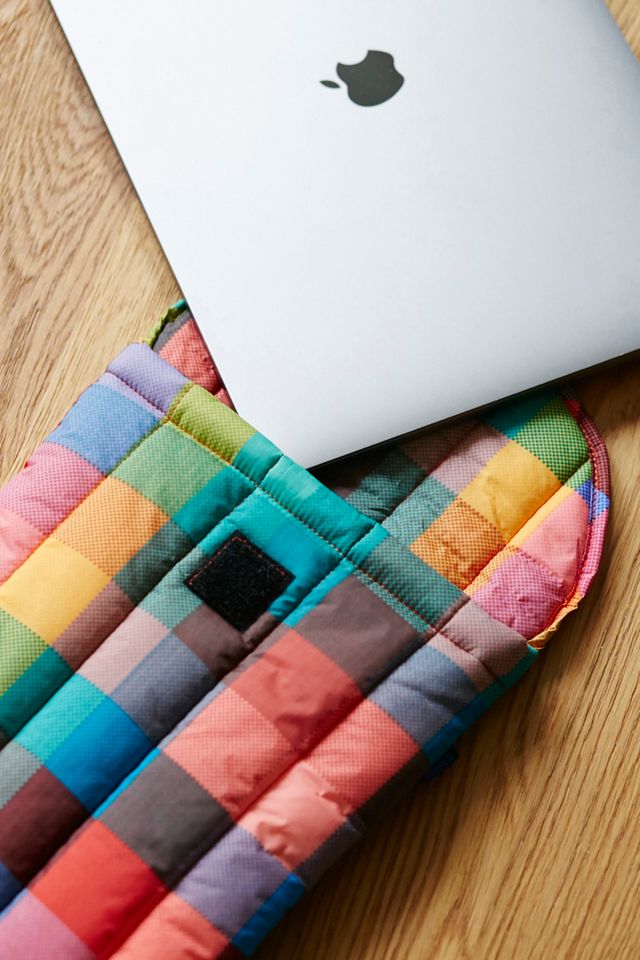 Baggu – 13 " gepolsterte Laptop-Hülle mit Madras Nr. 1-Print #5