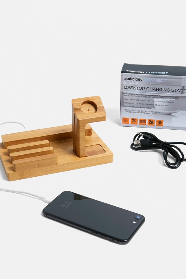 Audiology Connect Wooden USB Charging Station #1