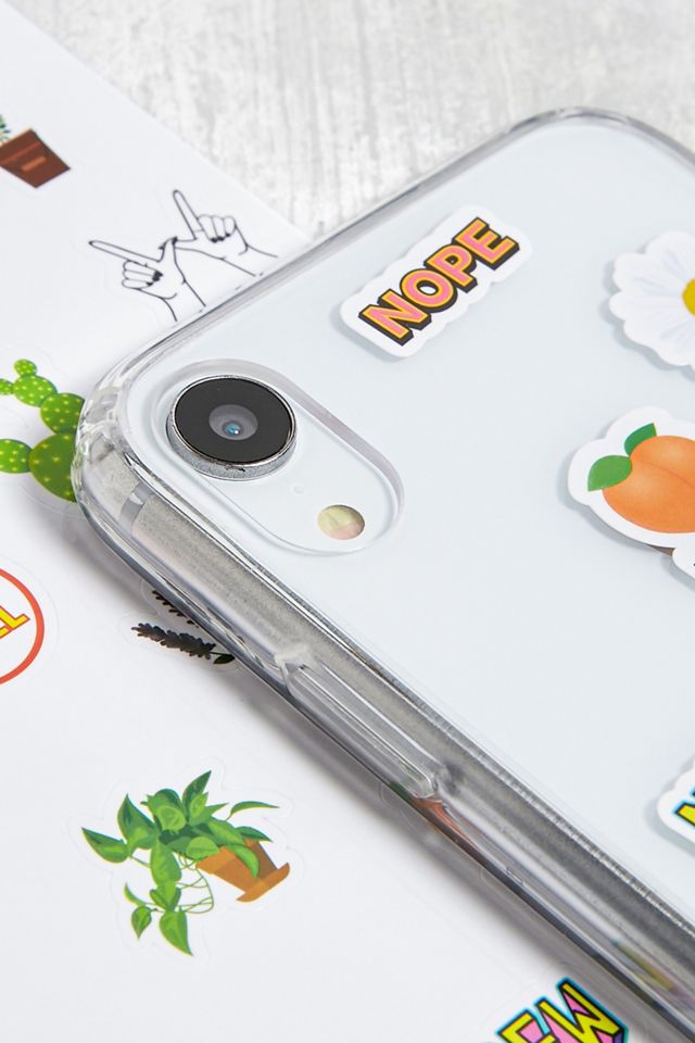 Stickers iPhone XR Case | Urban Outfitters UK