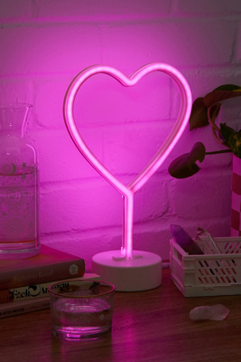 Mini Heart LED Light Sign | Urban Outfitters UK