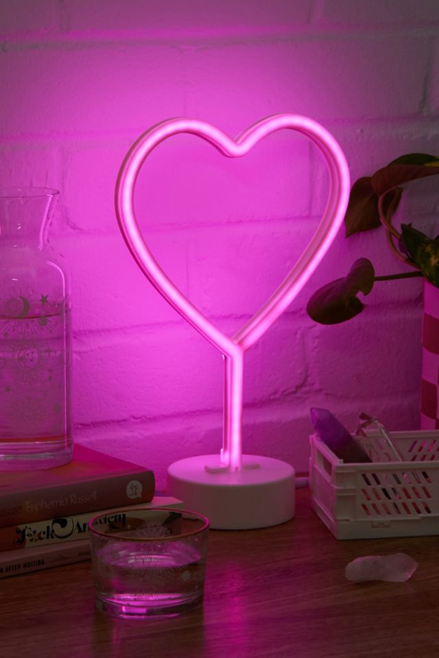 Mini Heart LED Light Sign | Urban Outfitters UK