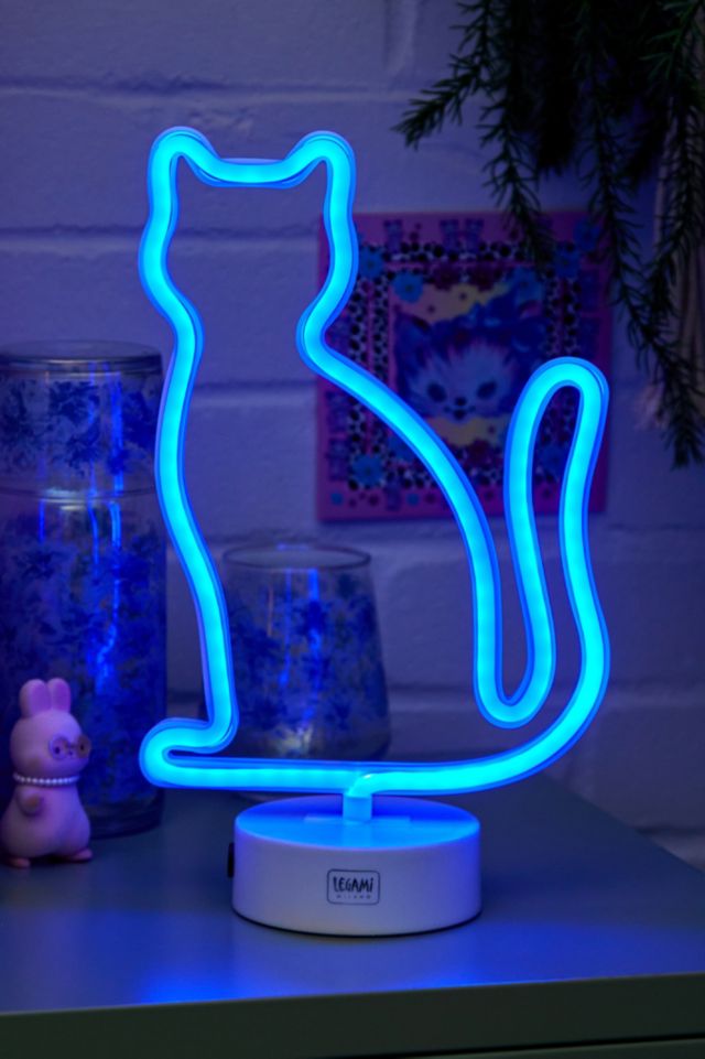 Mini Cat Neon Desk Lamp | Urban Outfitters UK