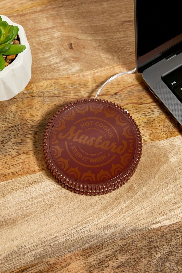 Hot Cookie Warmer Oreo Shaped Cup Warmer USB Powered By Mustard