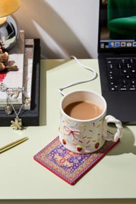 Rug USB Mug Warmer - Yellow 1.5cm x 10.5cm x 10.5cm at Urban Outfitters - Mustard - Modalova