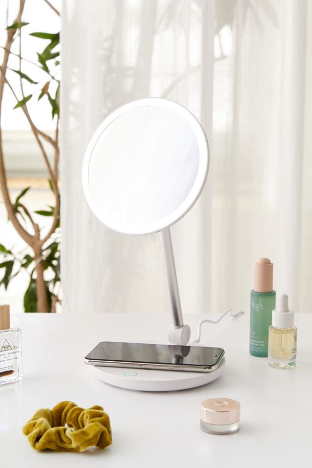 Wireless Charging Hub LED Vanity Mirror | Urban Outfitters UK
