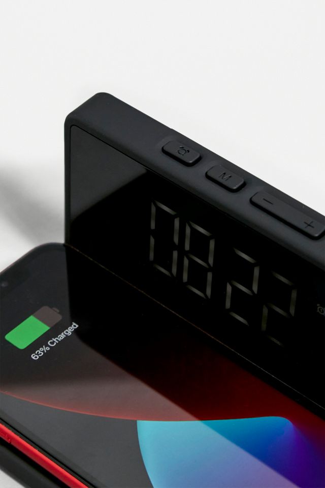 LED Alarm Clock With Wireless Charging base #2
