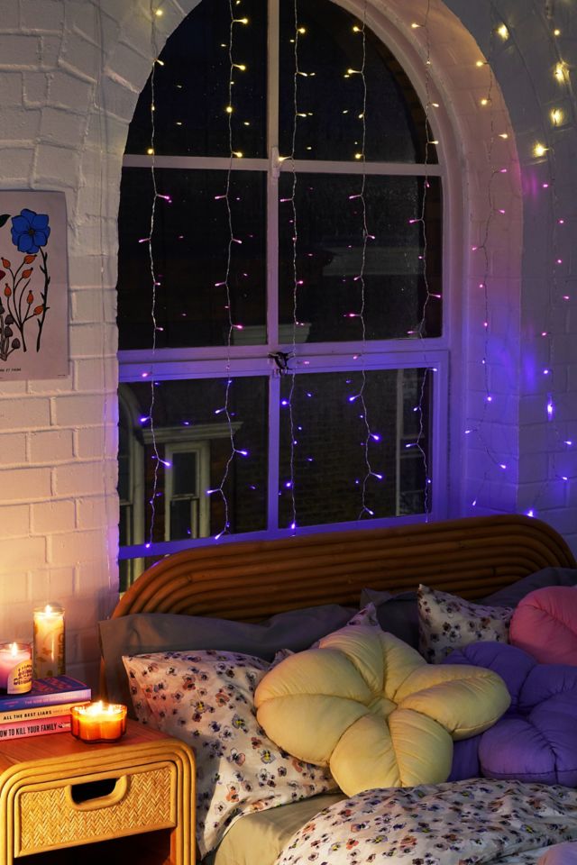 Sound Reactive LED Curtain Lights Urban Outfitters UK