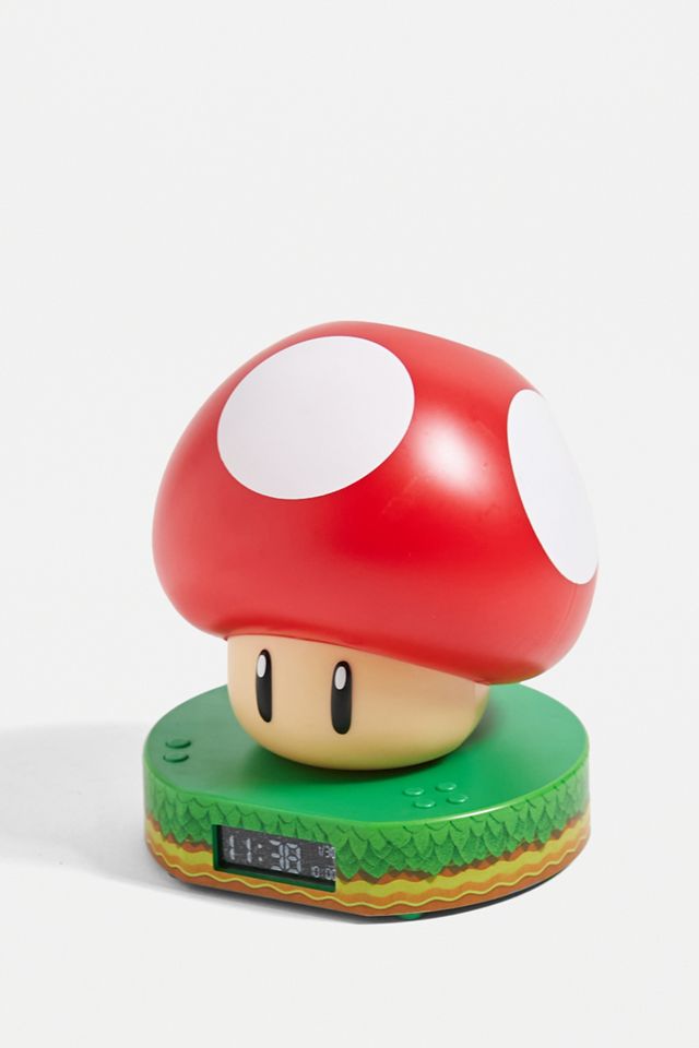 Super Mario Bros Super Mushroom Digital Alarm Clock | Urban Outfitters UK