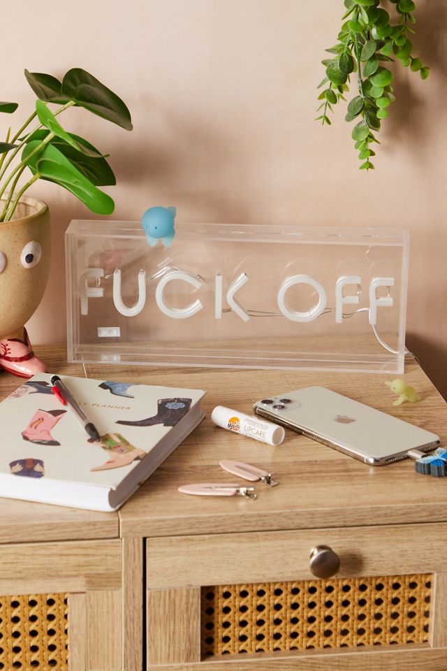 Insegna al Neon F*ck Off #1