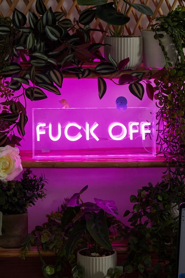 Insegna al Neon F*ck Off #3