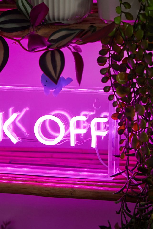Insegna al Neon F*ck Off #4
