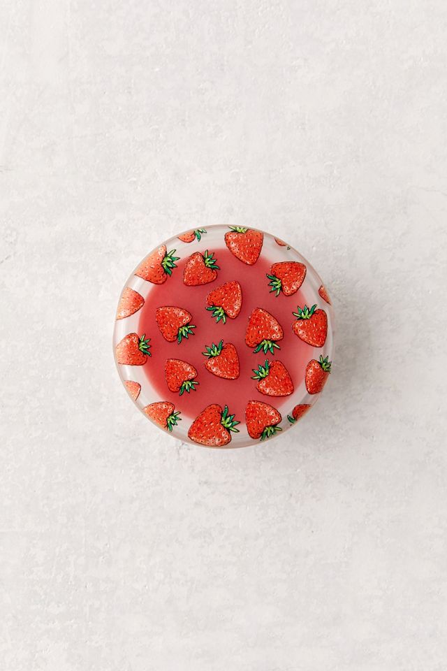 PopSockets PopLips Strawberry Lip Balm Swappable Phone Stand #1